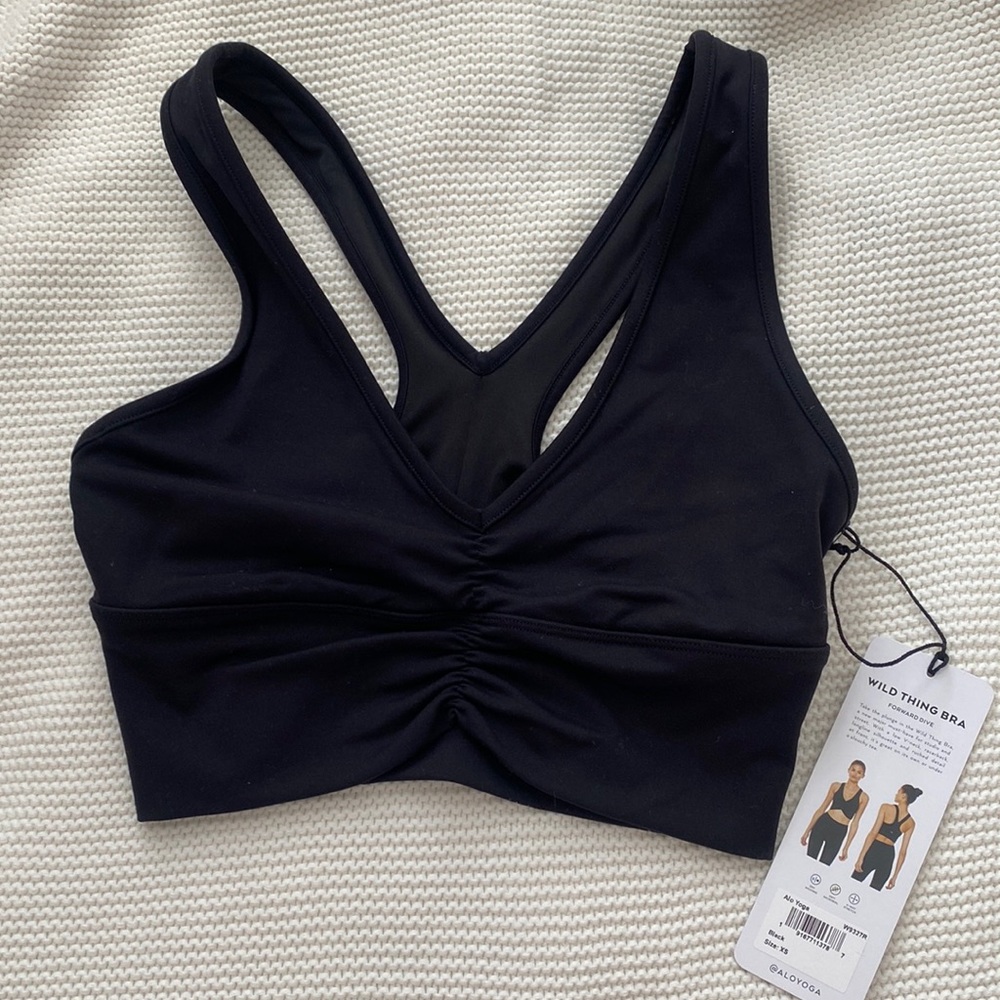 Alo Wild Thing Bra - Black